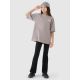 4. T-shirt dziewczęcy oversize z nadrukiem 4F 4FJRSS25TTSHF2586-83S