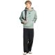 6. Bluza męska adidas Essentials 3-Stripes Fleece Hoodie jasnozielona KY4172
