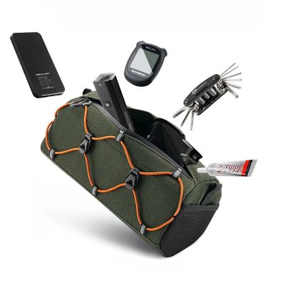 2. Torba Rockbros 30110054001 rowerowa na kierownicę 2,2 l - zielona