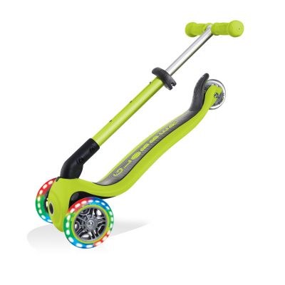 6. Hulajnoga 3-kołowa Globber Foldable Lights Lime Green Jr 437-106