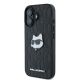 2. Etui Karl Lagerfeld Monogram Choupette Head Pin na iPhone 16 - czarne