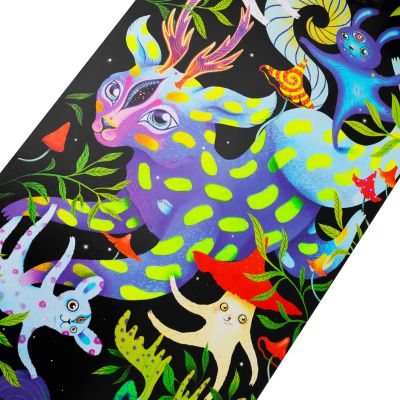 6. Deskorolka Spokey ze świecącą grafiką Ollie SPK-942542