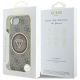 8. Etui Guess IML Metal Glitter 4G Circle Triangle MagSafe na iPhone 16e - brązowe