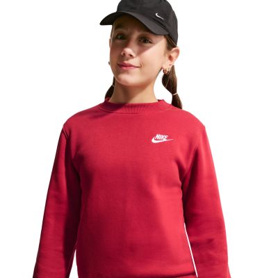 3. Bluza dla dzieci Nike Sportswear Club Fleece czerwona FD3006 608