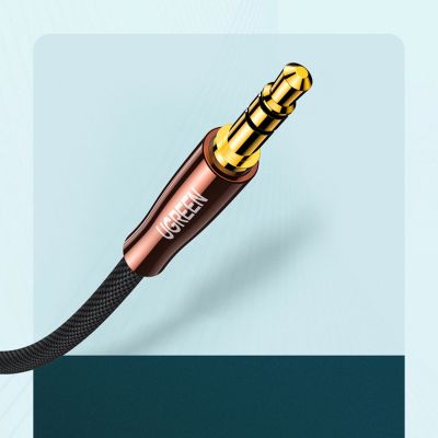 11. Ugreen kabel przewód audio 3,5 mm mini jack (męski) - 2RCA (męski) 2m miedziany (AV170)