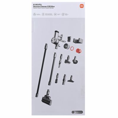 12. Xiaomi Vacuum Cleaner G30 Max Pionowy odkurzacz Bateria Suchy Cykloniczny Bez worka 0,8 l 700 W Szary 4 Ah