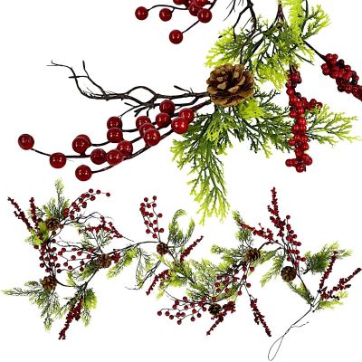 6. GIRLANDA DEKORACYJNA 175CM CZERWONA