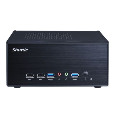 2. Shuttle XP? slim XH610G2 komputer typu barebone Desktop Czarny Intel H610 LGA 1700