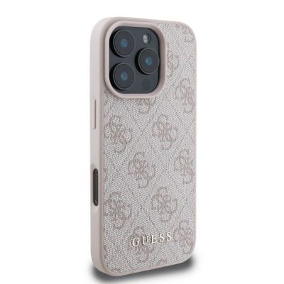 3. Etui Guess 4G Classic na iPhone 16 Pro Max - różowe
