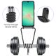 6. Etui na Samsung Galaxy A57 5G z TPU z uchwytem na kartę i smyczą crossbody - czarne