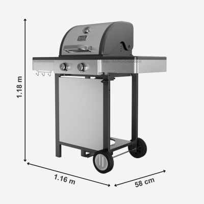 12. Grill gazowy Black+Decker BXOG7200E 2 palniki x 3.6 kW