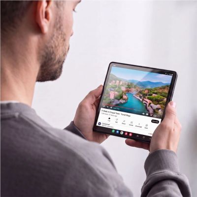 3. Zestaw ochronny 2x szkło hartowane Tech-Protect Glass Fit+ + 2x Folia hydrożelowa Tech-Protect Hydro Flex+  4in1 na Samsung Galaxy Z Fold 8 Ultra