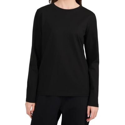 Koszulka damska 4F longsleeve F639 głęboka czerń 4FWMM00TLONF639 20S