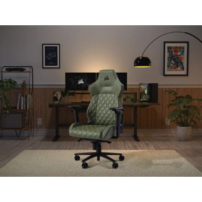 6. Corsair TC500 LUXE Fotel dla gracza Tapicerowane siedzisko Zielony