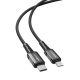 2. Kabel Acefast C1-01 Lightning - USB-C MFi PD 30W 3A 480Mb/s 1,2m - czarny