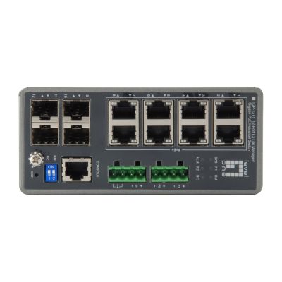 2. Przełącznik LevelOne TURING Industrial Gb/L3 Managed PoE 240W 1Gbps