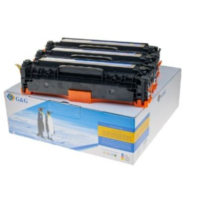 2. G&G Toner 3er Color Set fĂĽr HP 125A /128A/131A C/M/Y