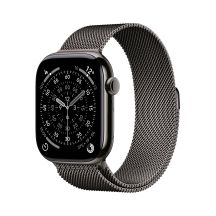 Apple Watch Series 11 GPS + Cellular 46mm Koperta z tytanu w kolorze łupkowym i pętelką w kolorze łupkowym - S/M