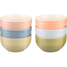 Zestaw 6 misek STAUB SERVING 14 cm, wielokolorowe (1029319)
