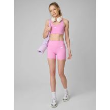 Legginsy krótkie treningowe szybkoschnące damskie 4F 4FRSS26TFSTF134-56S