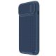 2. Nillkin Textured S Case etui iPhone 14 pancerny pokrowiec z osłoną na aparat niebieski