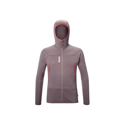3. Bluza męska MILLET Fusion Grid Hoodie M fioletowa śliwkowa