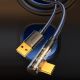 12. Kabel Joyroom Gaming Cable S-UC027A6 USB-C (kątowy) / USB-A (prosty) 3A 1.2 m - czarny