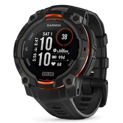 Garmin Instinct® 3 – 45 mm, Solar Zegarek Czarny