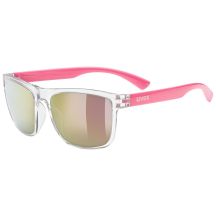 Uvex rookie clear Okulary do wielu sportów Chłopak, dziewczyna Oprawki pełne Różowy, Półprzezroczysty