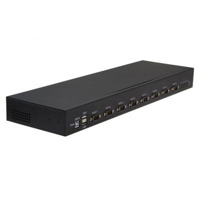 3. RealPower 284513 konwerter szeregowy/repeater/izolator USB 2.0 RS-232 Czarny