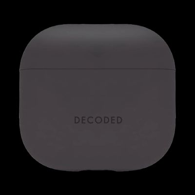 Etui Decoded Silicone Aircase  na AirPods 4 - grafitowe