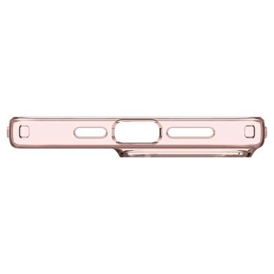5. Etui Spigen Crystal Flex na iPhone 15 Pro Max - różowo-przezroczyste