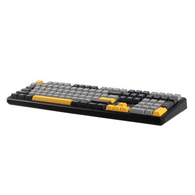 11. Klawiatura gasket F108 Gray+Orange+Deep Gray Volcano switch RGB AULA