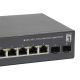 5. Przełącznik LevelOne GEP-1051 - Inteligentny - 8 x 10/100/1000 (PoE+) + 2 x Gigabit SFP - Biurko, Montaż w szafie - PoE+ (70W)