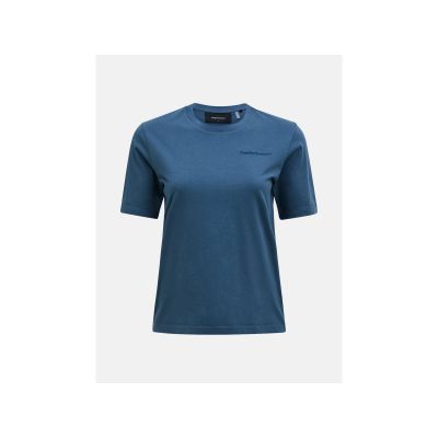 Koszulka PEAK PERFORMANCE Original Small Logo Tee Women niebieski