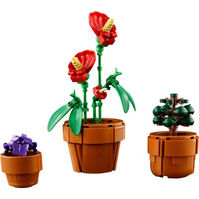 5. LEGO Icons 10329 - Małe roślinki