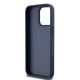 7. Etui DKNY Leather Mono Stripe & Metal Logo na iPhone 15 Pro Max - niebieskie