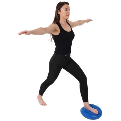 11. DYSK PODUSZKA SENSOMOTORYCZNA Z POMPKĄ 33CM RÓŻOWY ENERO FIT