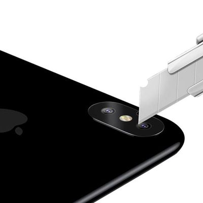 4. Szkło hartowane 9H na wyspę aparatu do iPhone X / XS