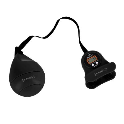 20. Zestaw Hula Hop Magnetyczny Black/Gold HHM13 z Licznikiem HMS + Pas Wyszczupłający BR163 Black