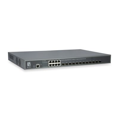 7. Przełącznik zarządzalny LevelOne GB/L3 20-portowy 19" 10 Gb/s