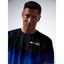 Koszulka treningowa szybkoschnąca męska 4F x Robert Lewandowski RL9SSS26TFTSM2467-31A