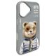 4. Etui Nimmy Cool&Cute 2.0 Bear na iPhone 16 - szare