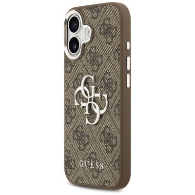 2. Etui Guess 4G Big 4G Classic Logo na iPhone 17 - brązowo-srebrne