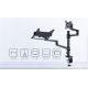 11. GEMBIRD BIURKOWE REGULOWANE RAMIĘ/UCHWYT NA MONITOR + PODSTAWKA NA NOTEBOOKA 17-32, VESA 100X100MM, DO 8 KG