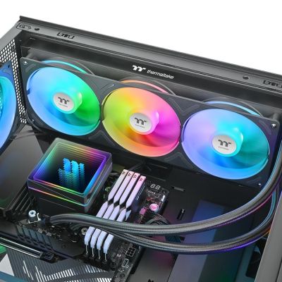 5. Thermaltake TH360 V3 ARGB Procesor Chłodnica cieczy all-in-one 12 cm Czarny 1 szt.