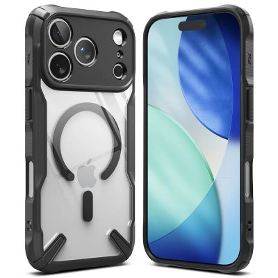 2. Etui Ringke Fusion X Magnetic MagSafe na iPhone 17 Pro Max - czarne