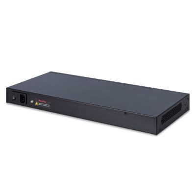 25. 10G Ethernet Zasilacz/Injector PoE+ 802.3at, 16 portów, PoE budżet 250 W