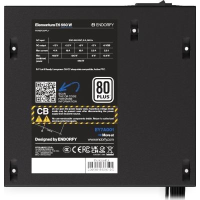 14. Zasilacz ENDORFY Elementum E5 550W (EY7A001)