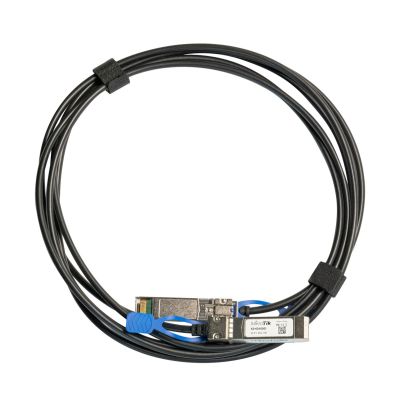 2. Mikrotik XS+DA0001 kabel InfiniBand / światłowodowy 1 m SFP/SFP+/SFP28 Czarny
